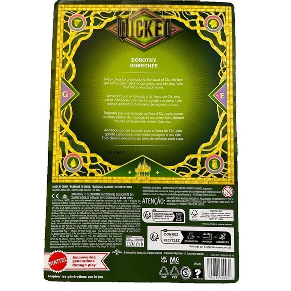 New Mattel Wicked Dorothy Gale Collectible Doll - Picture 3 of 3